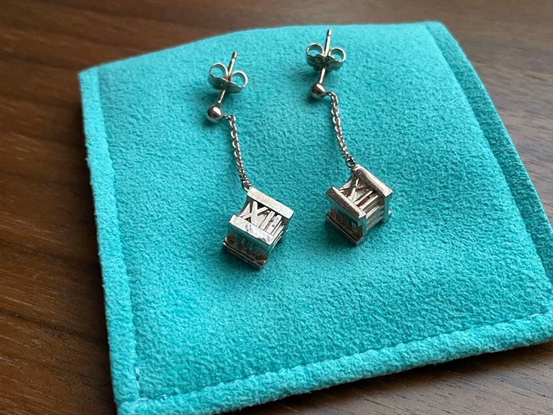 【正規品】TIFFANY ＆Co ティファニー アトラスキューブピアス