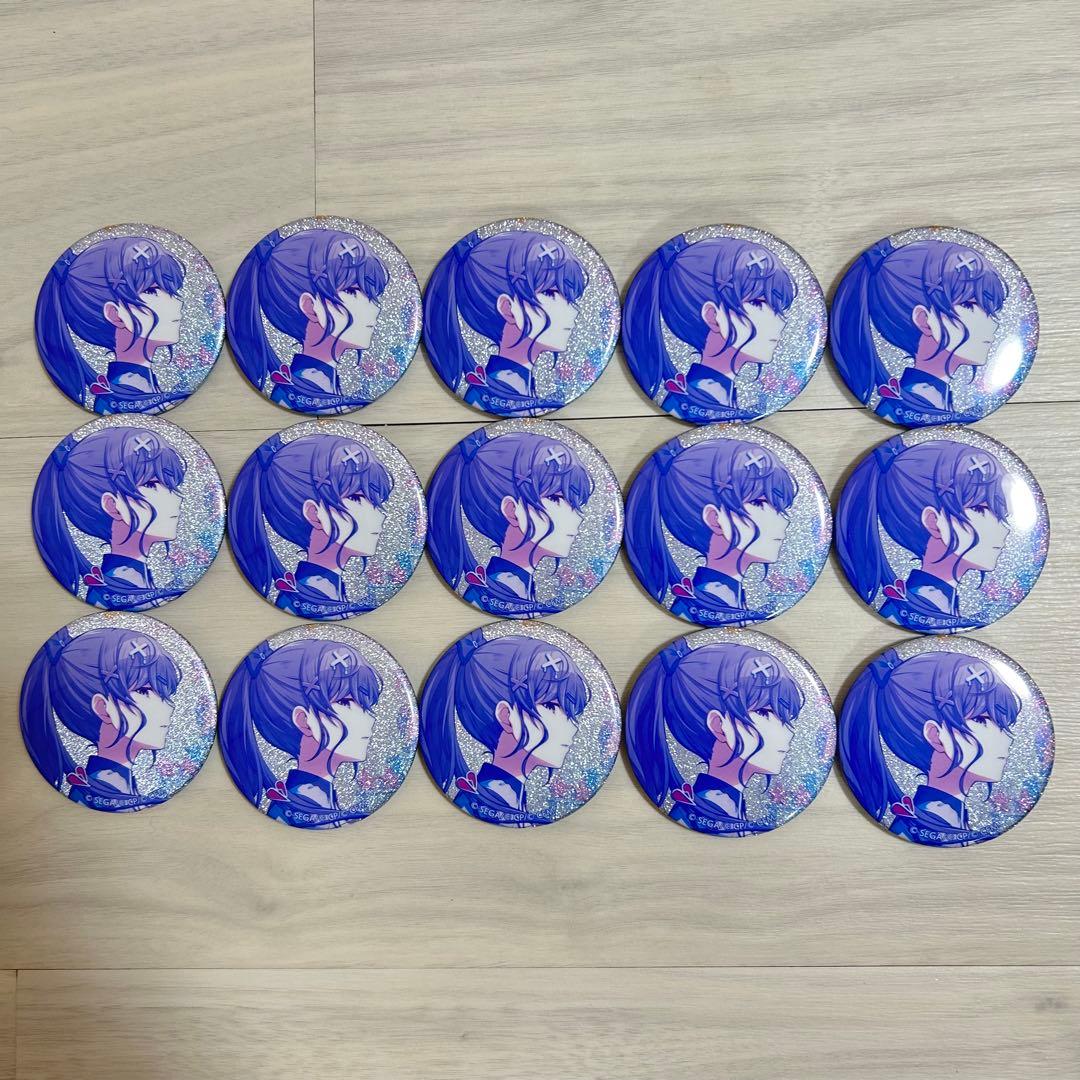 プロセカ　朝比奈まふゆ　Iなんです　グリッター缶バッジ　グリ缶　15個　26c