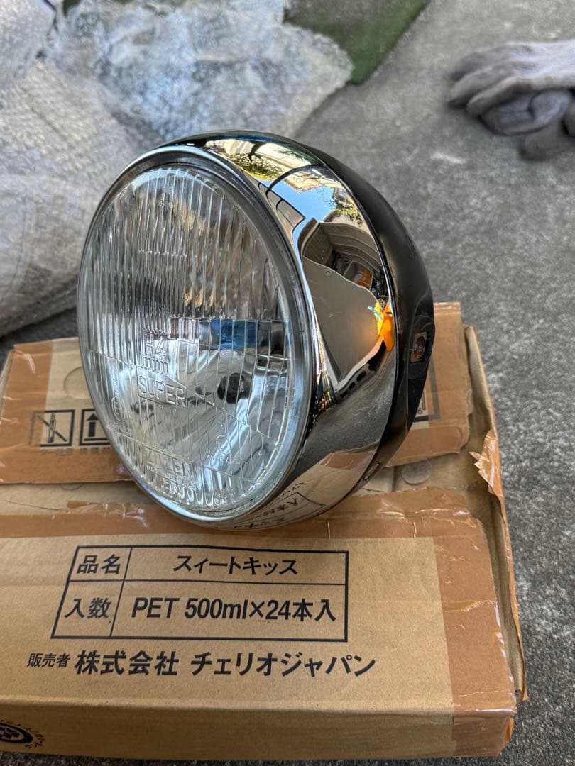 gs400l gt380 ヘッドライト