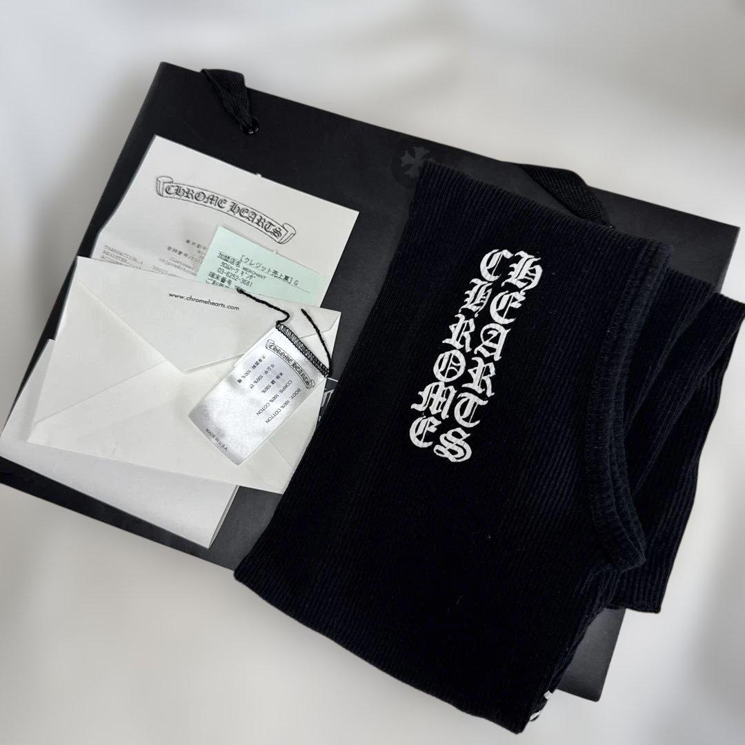 クロムハーツ ブラック プリント タンクトップ