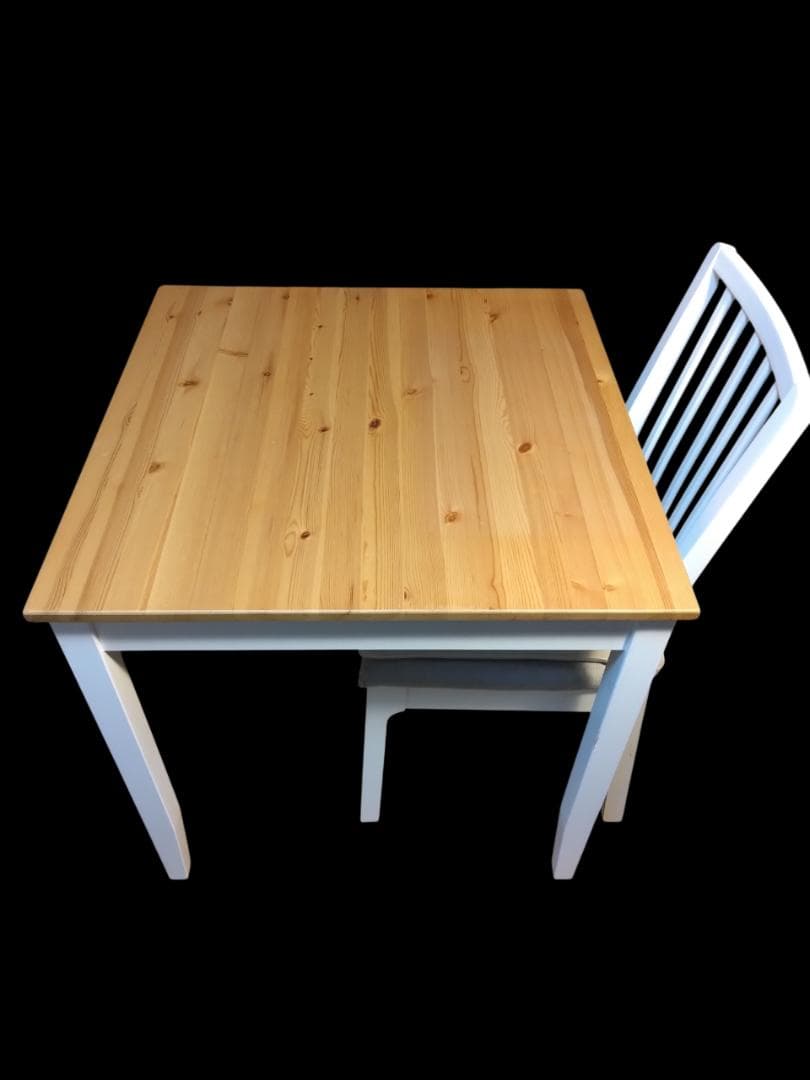 直接取引 IKEA LERHAMN テーブル/ EKEDALEN 椅子 セット