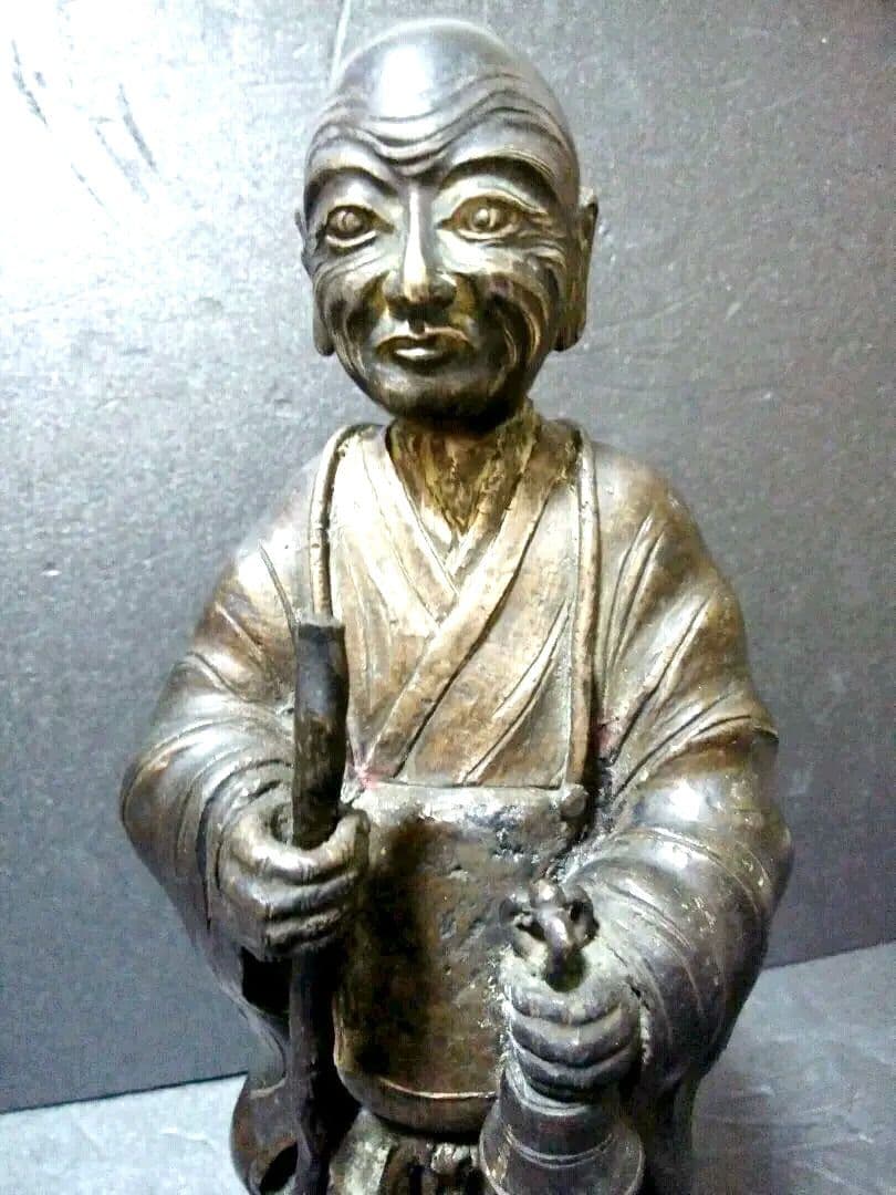 【骨董品】アンティーク☆僧侶像