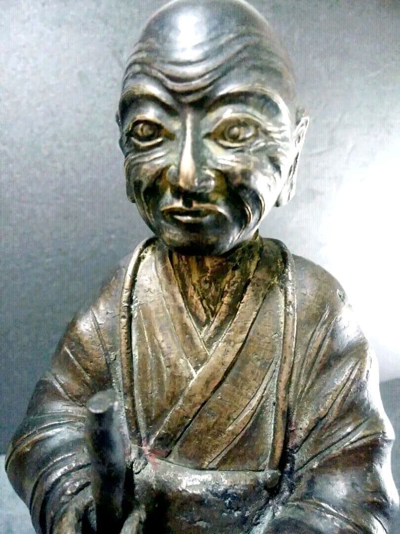 【骨董品】アンティーク☆僧侶像