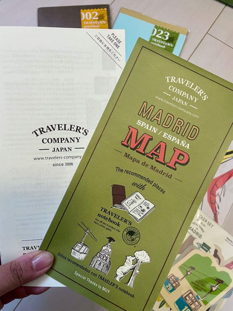 【TRAVELER’S NOTE】トラベラーズノート/キャラバンマドリード・香港