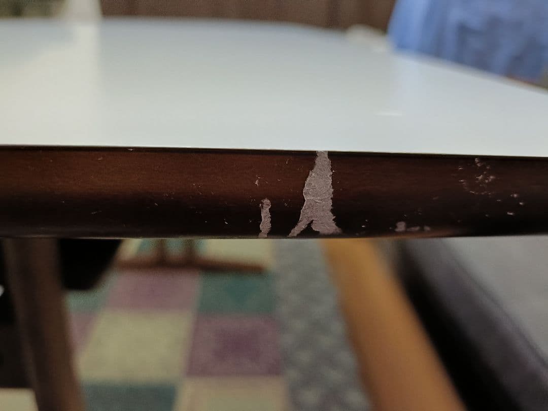 カリモク60　メラミン　カフェテーブル　ホワイト