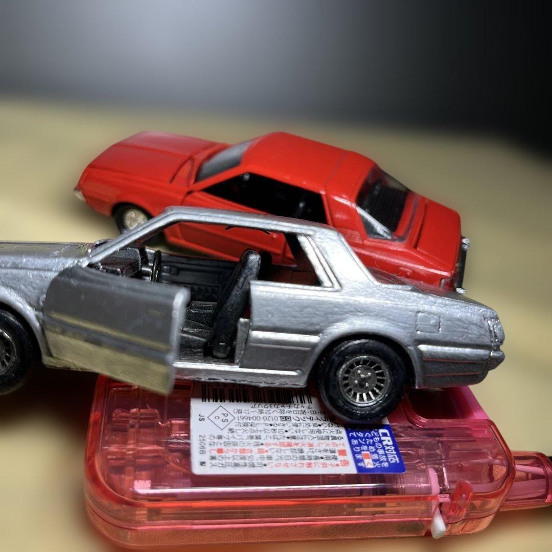 ミニカー初代三菱ギャランラムダ　ヨネザワ製 当時物　絶盤品　希少品　2台セット