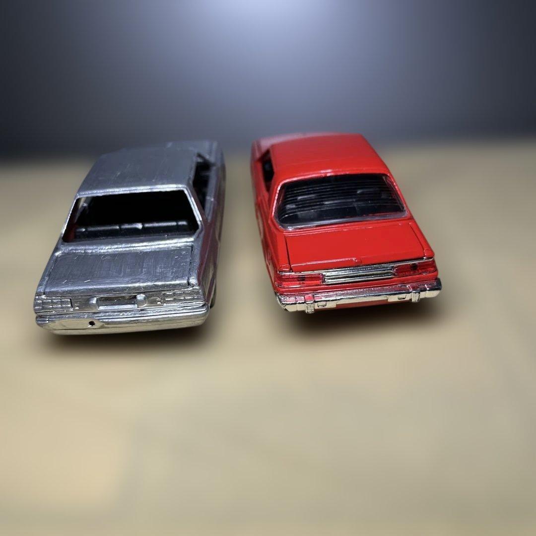 ミニカー初代三菱ギャランラムダ　ヨネザワ製 当時物　絶盤品　希少品　2台セット