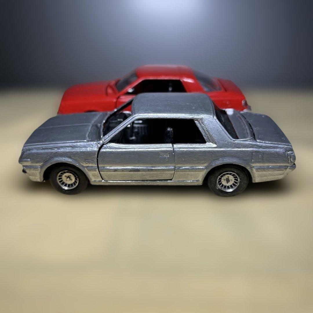 ミニカー初代三菱ギャランラムダ　ヨネザワ製 当時物　絶盤品　希少品　2台セット