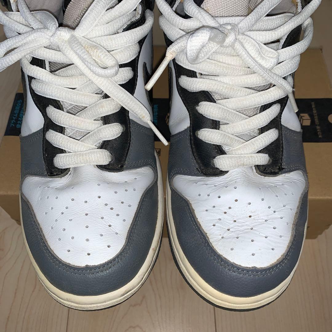 Nike Dunk High ホワイト/グレー/ブラック/ダニエルシミズ