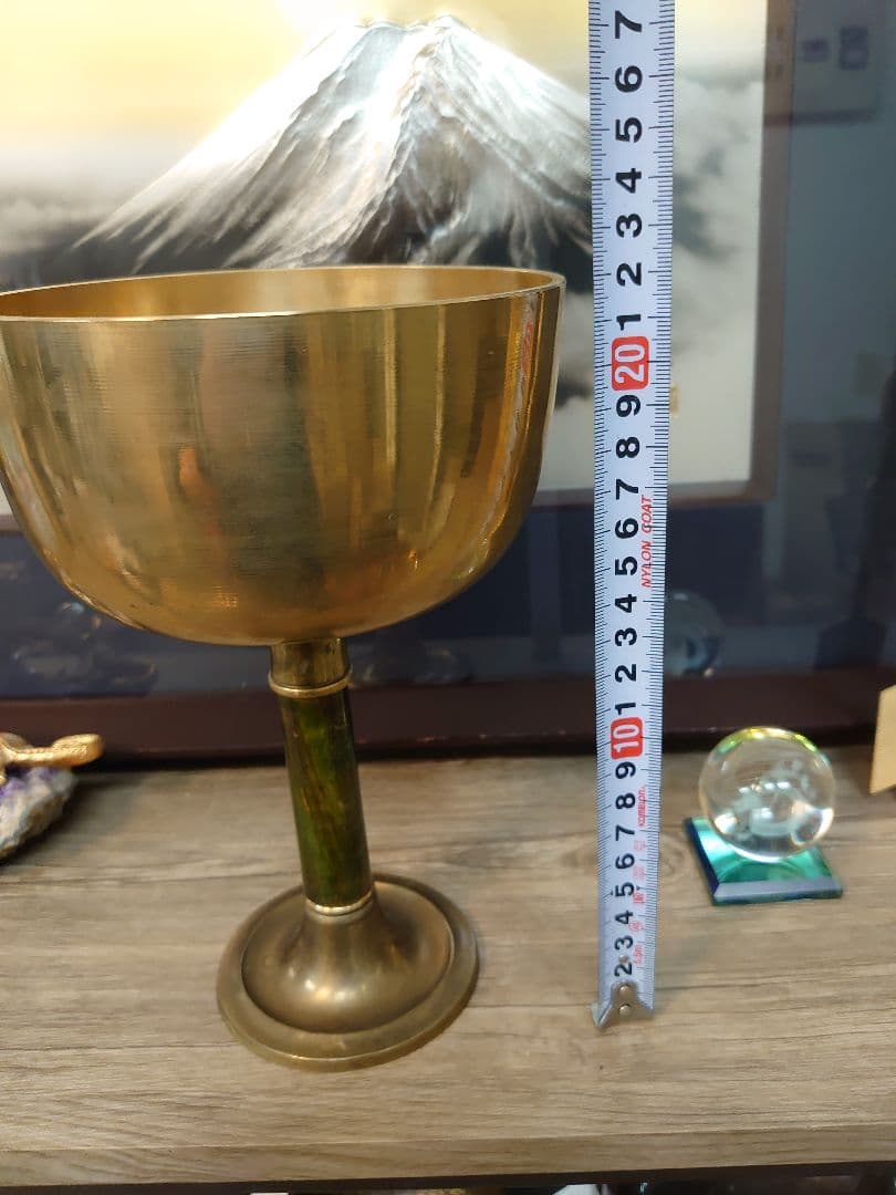 オリジナル  シンギングボウル クリスタル 【波動】【倍音】音の響が違います!!