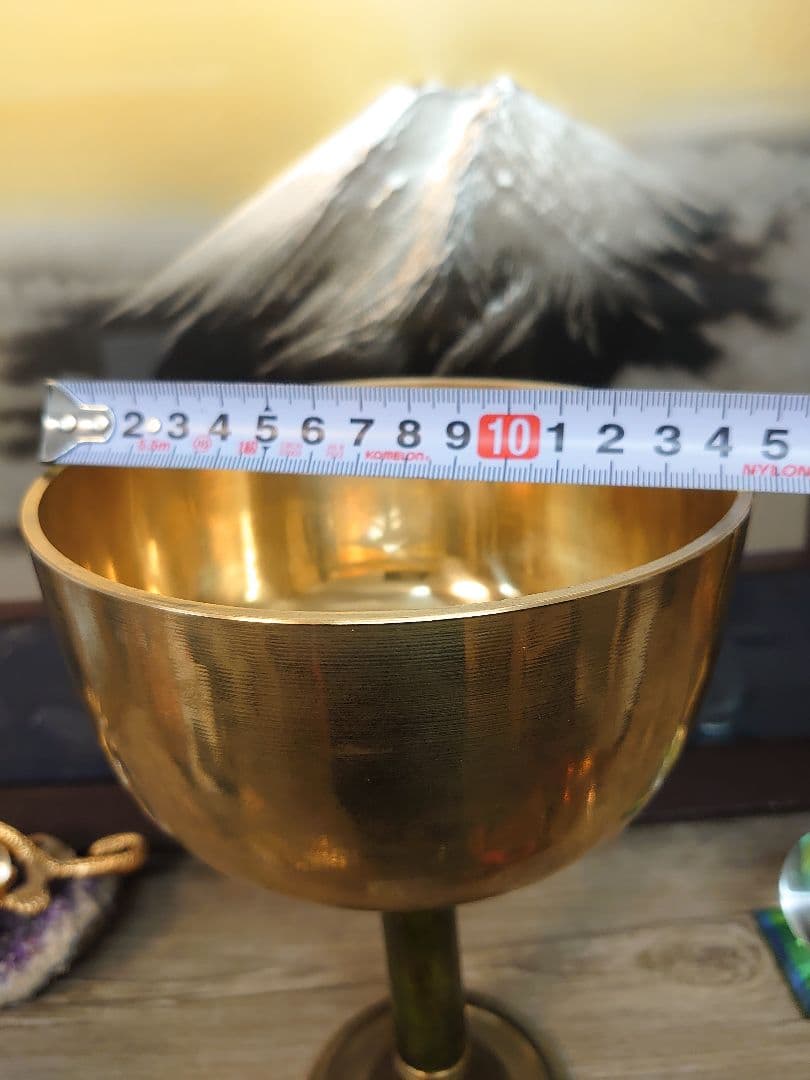 オリジナル  シンギングボウル クリスタル 【波動】【倍音】音の響が違います!!