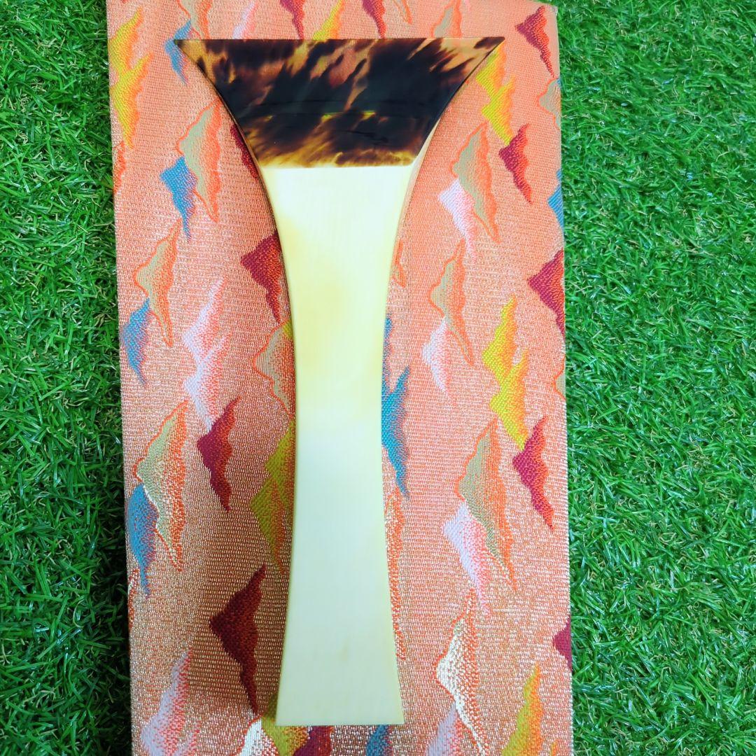 津軽三味線　鼈甲撥　極上　天然素材　バチ　和楽器 民謡　アンティーク　細密細工