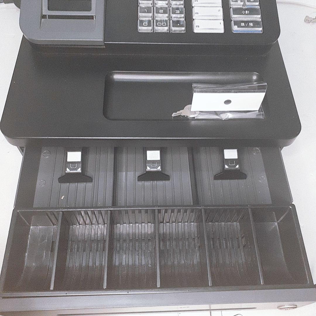 カシオレジスター　NL-100　コンパクト　人気機種　感熱紙　鍵付き　58mm