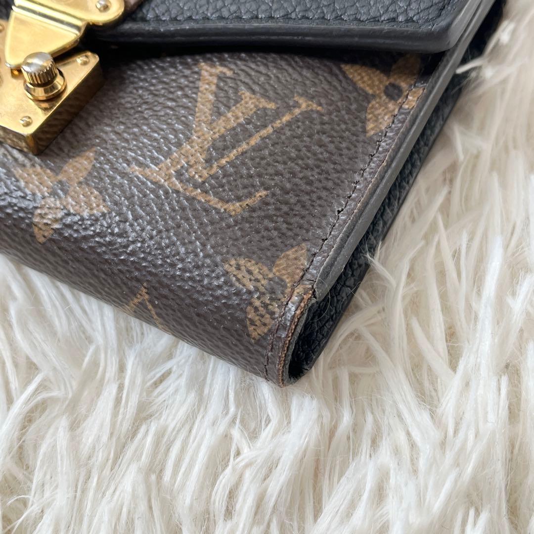 ルイヴィトン 三つ折り財布　ポルトフォイユ パラス コンパクト　モノグラム