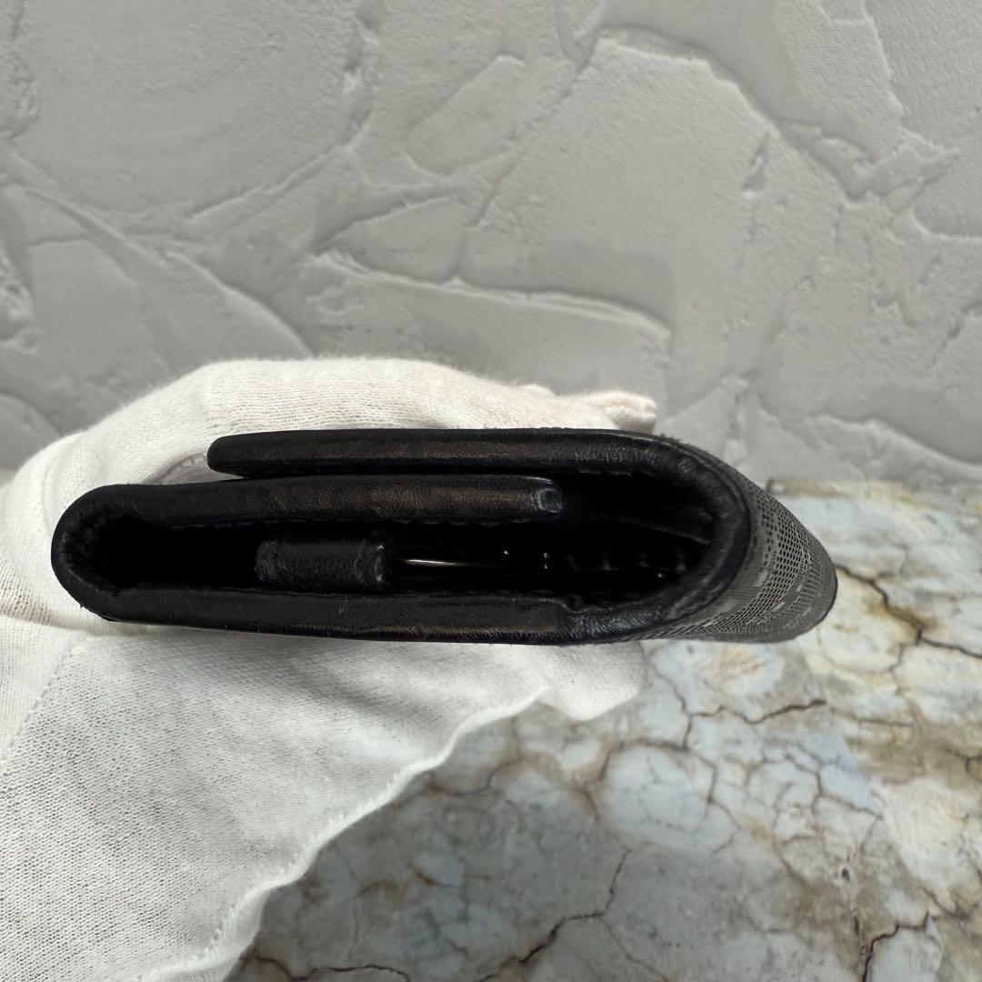 ★GUCCI★グッチ　ブラック PVCレザー キーケース