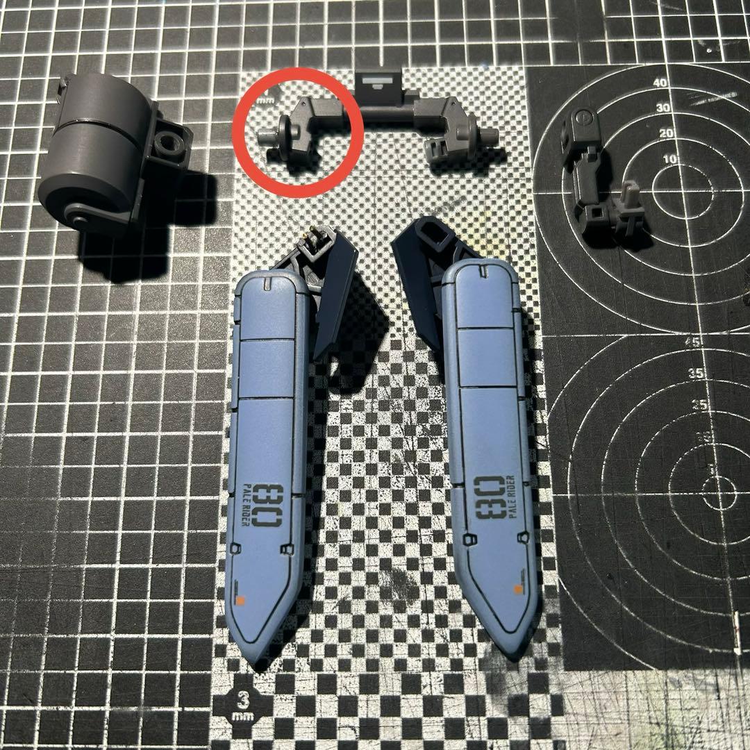 ガンプラ塗装済完成品 HG ペイルライダー（空間戦仕様）