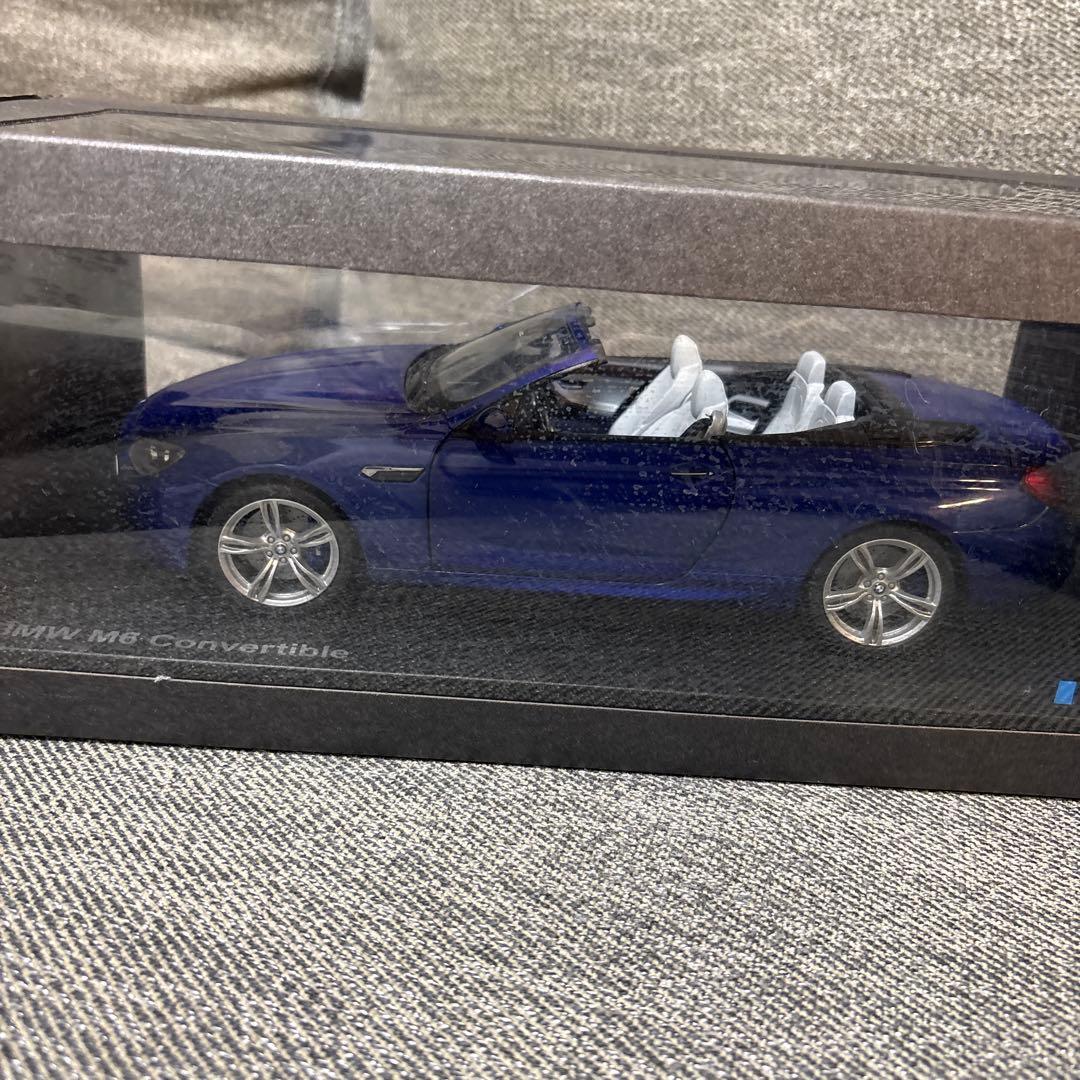 BMW M6 Convertible ミニカー　ブルー