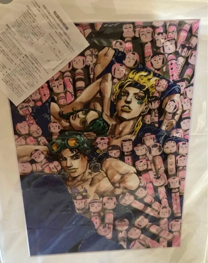 JOJO展 複製原画 2012 ジョセフ&シーザー&リサリサ ジョジョ