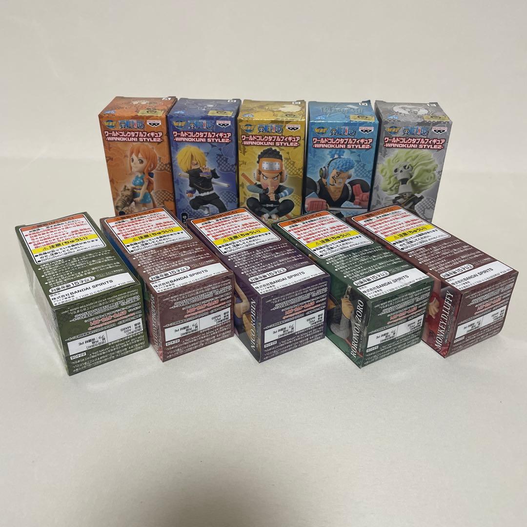 ワンピース　ワールドコレクタブルフィギュア ワノ国スタイル全10種