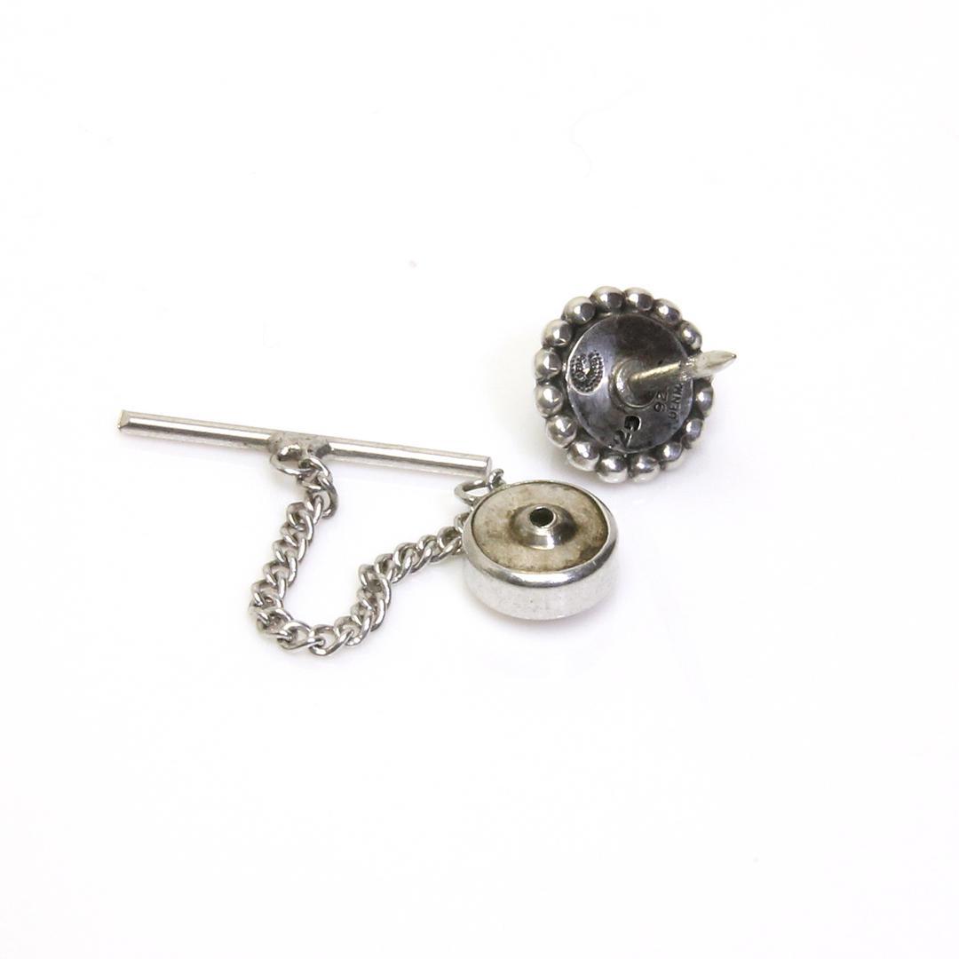 ジョージジェンセン 25 ピンブローチ タイタック ラピスラズリ