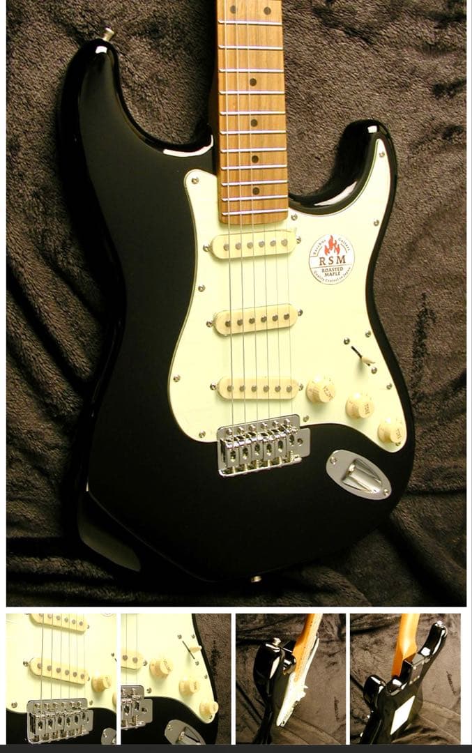 新品未使用。BST-1 RSM/M ブラック エレキギター　最終値下げ