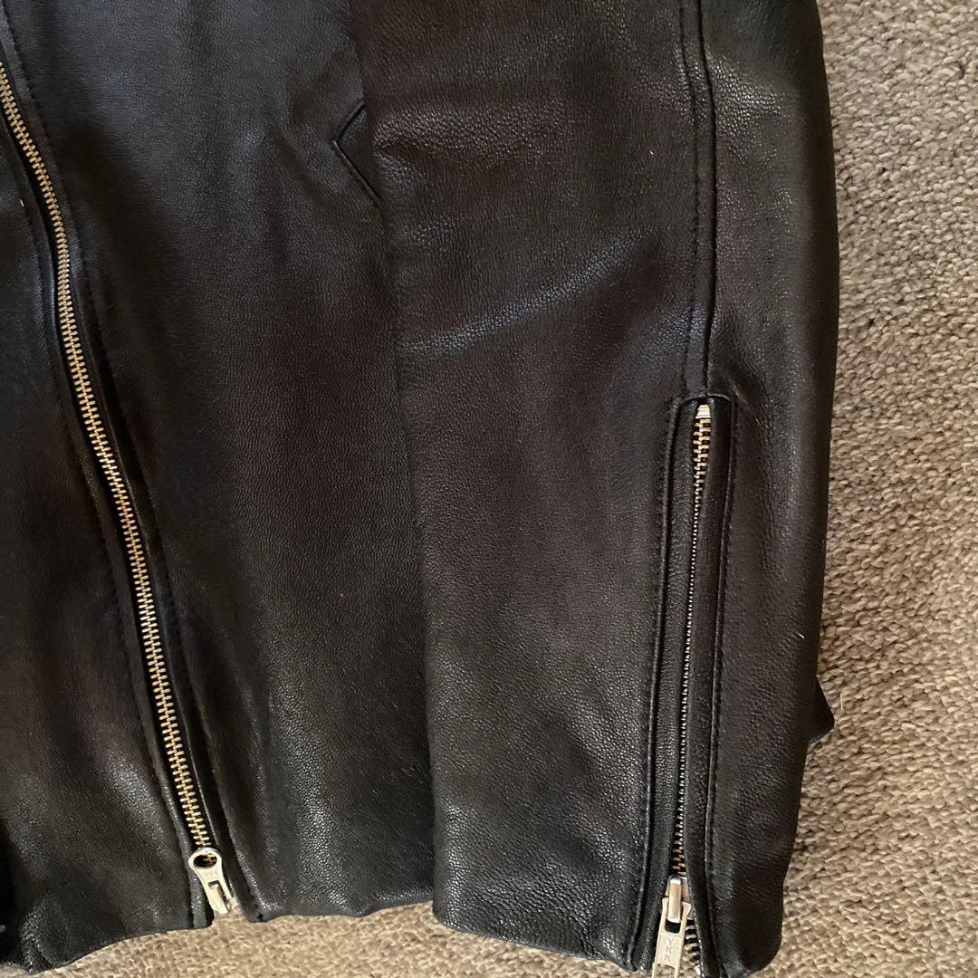 BEAUTY & YOUTH ブラックレザージャケット