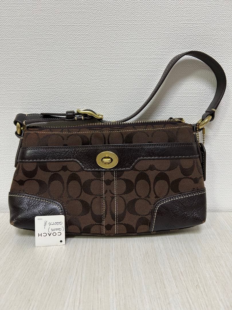 COACH ショルダーバッグ ハンドバッグ　ブラウン