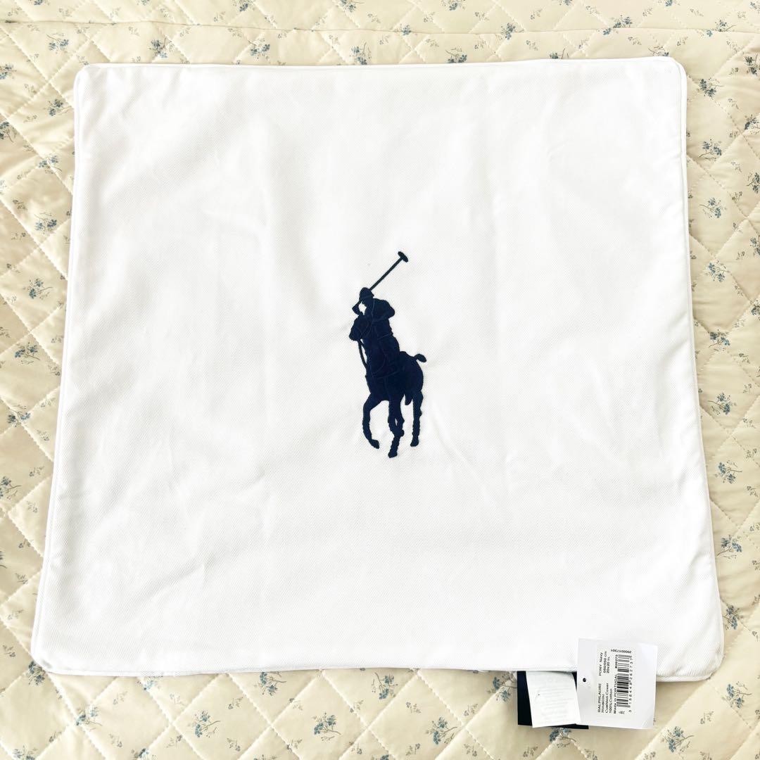 RALPHLAURENクッションカバー　赤白セット