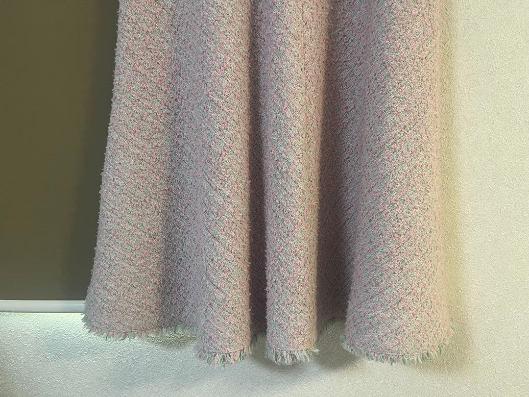 即購入可 ⭐︎ 美品　アナイ　ANAYI ツィード　スカート　ピンク　36