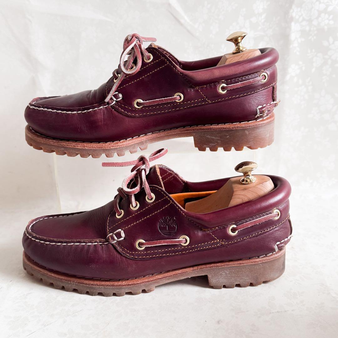 ✨定番✨ティンバーランド デッキシューズ 3eye クラシック バーガンディ