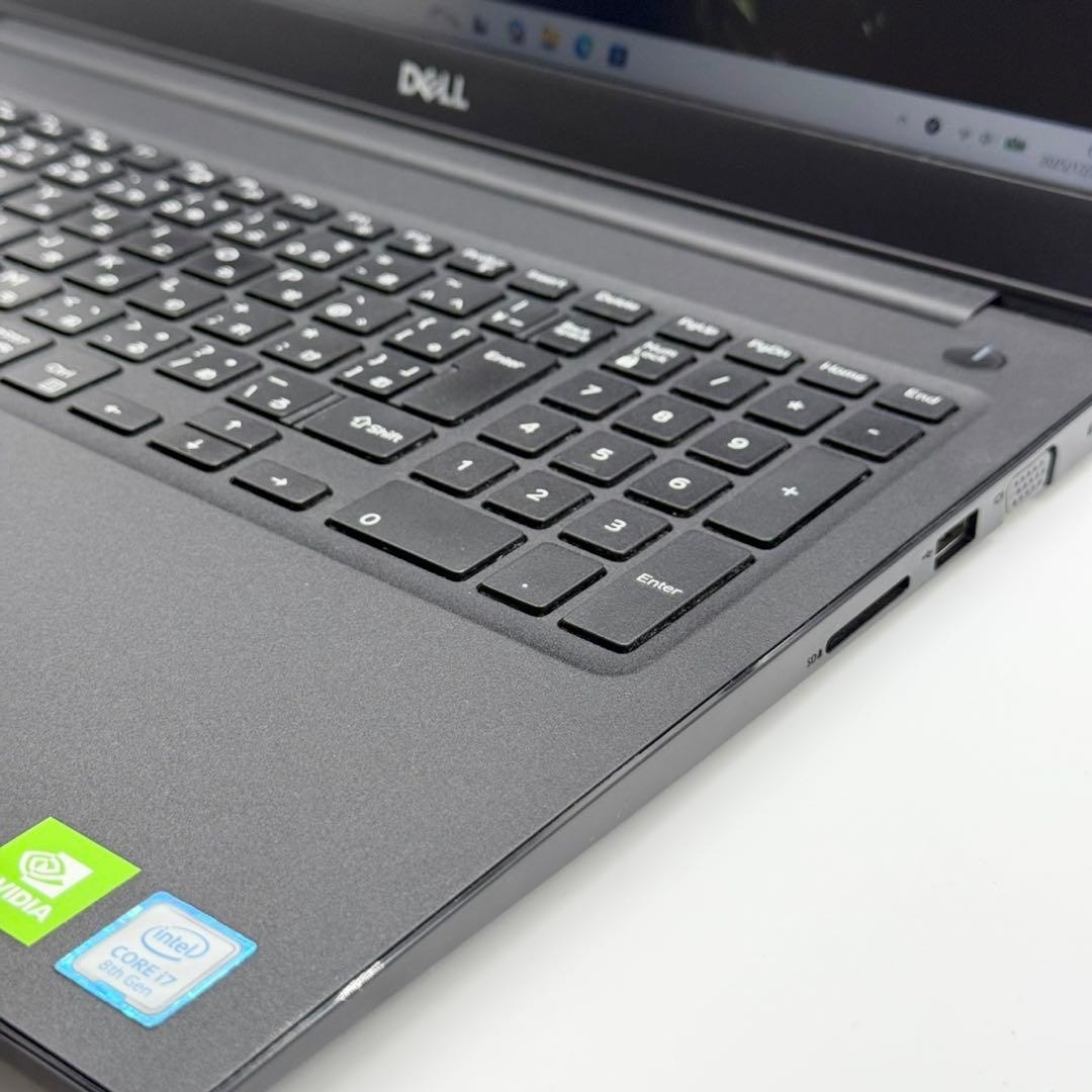 ゲーミングPC Dell 準美品 8世代i7 32GB 新品SSD NVIDIA