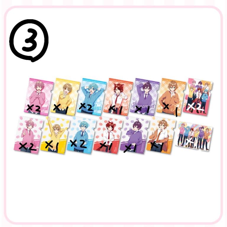 すとぷり クリアファイル