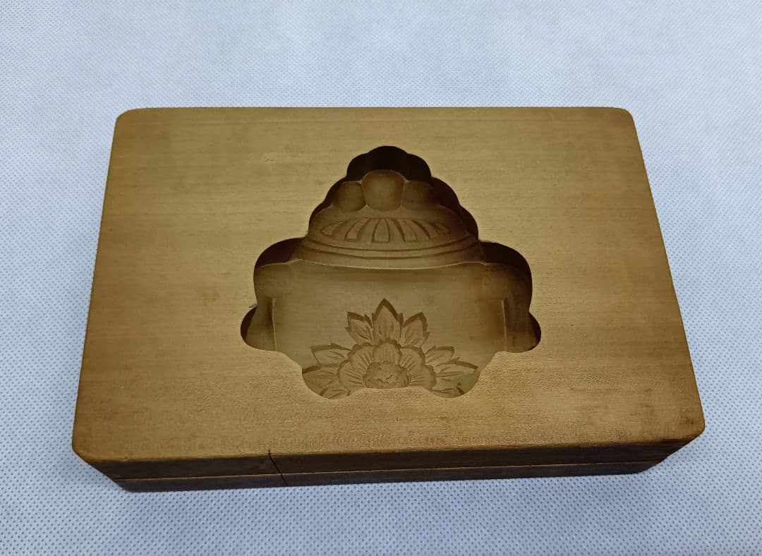 和菓子木型 #53 牡丹香炉