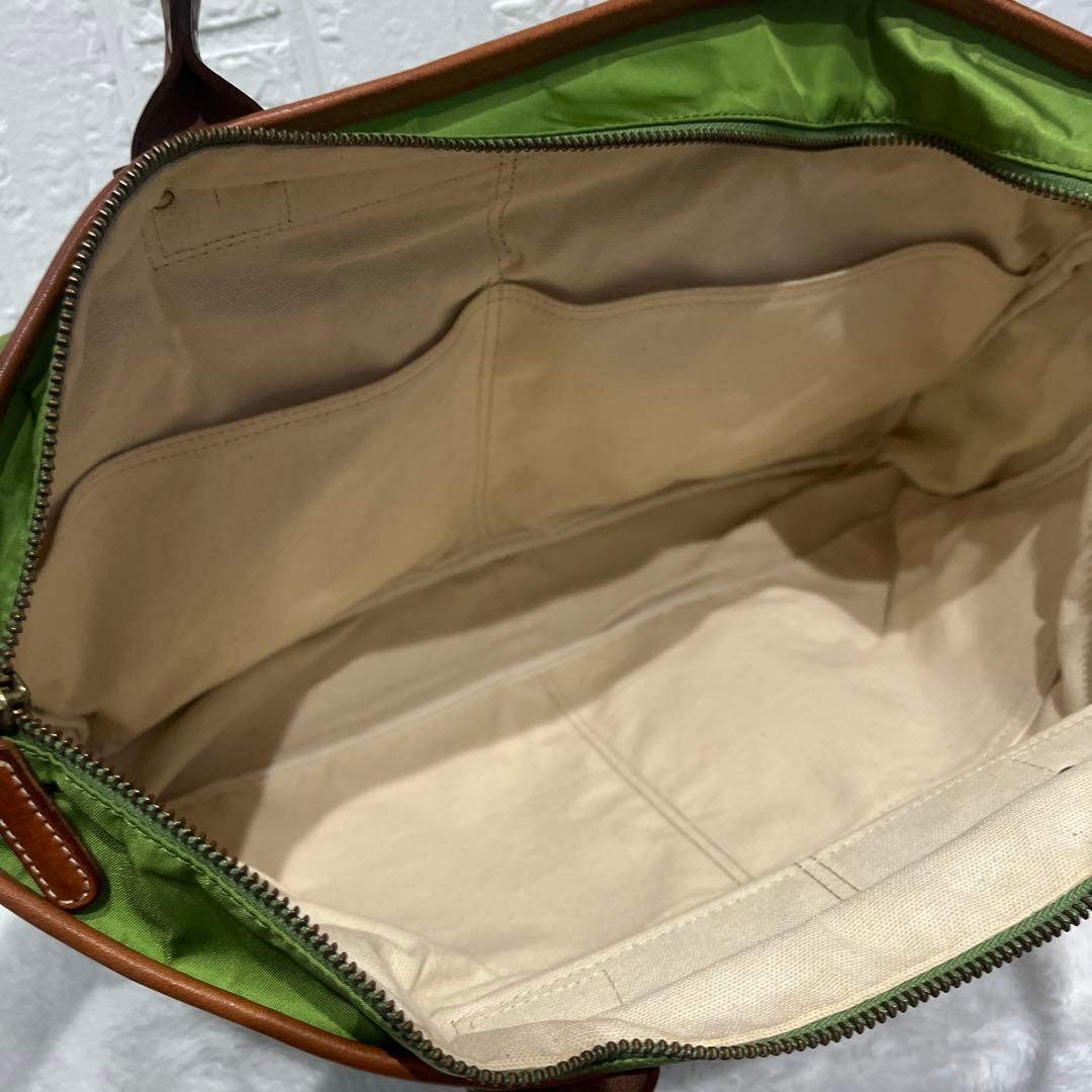 【美品　希少カラー】フェリージ ビジネスバッグ 2way グリーン 05-54