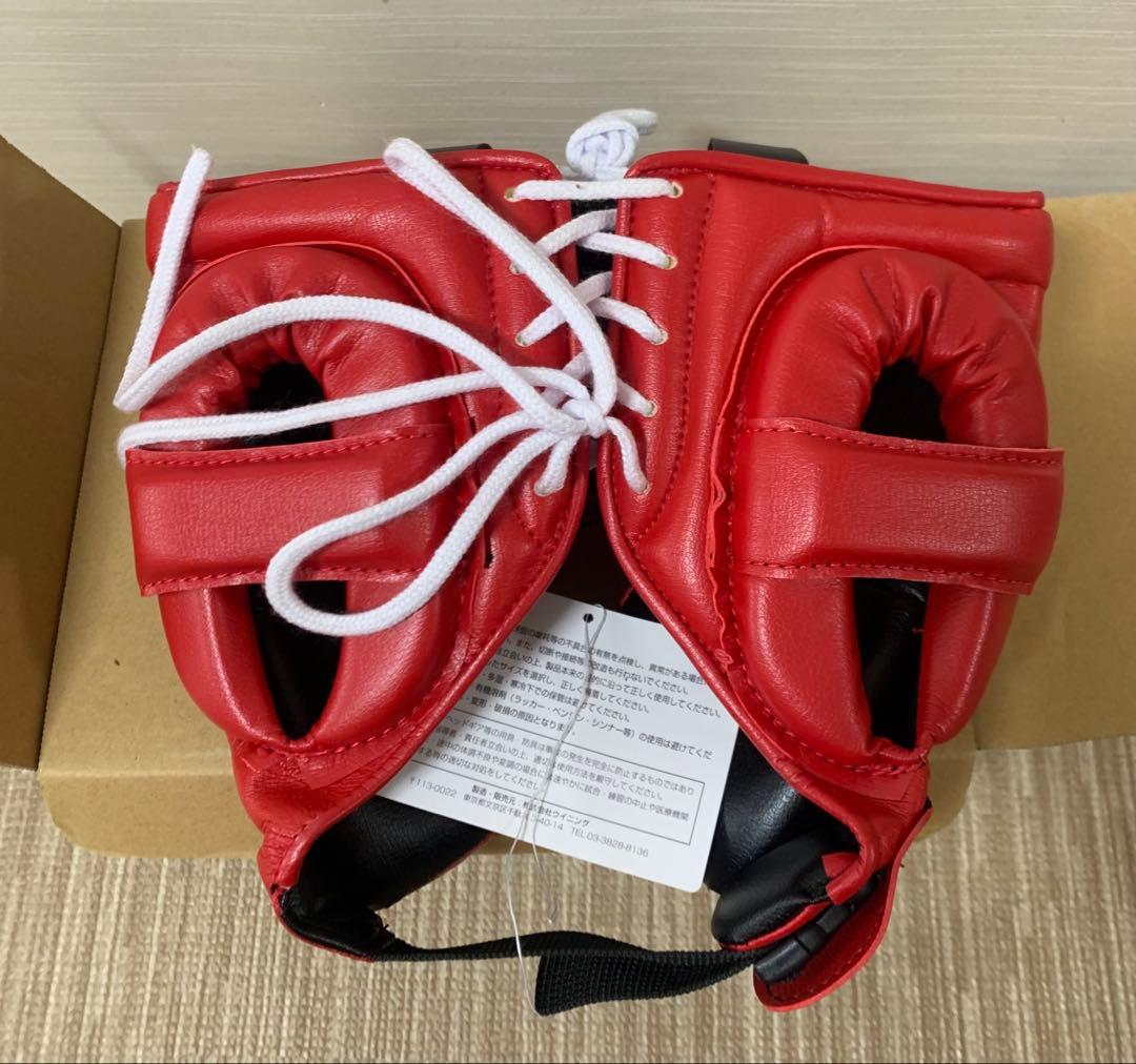Winning ヘッドギア レッド 未使用