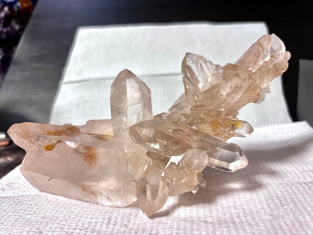 【希少】天然ヒマラヤ水晶クラスター(マニカラン産) マニカラン水晶 大きめ