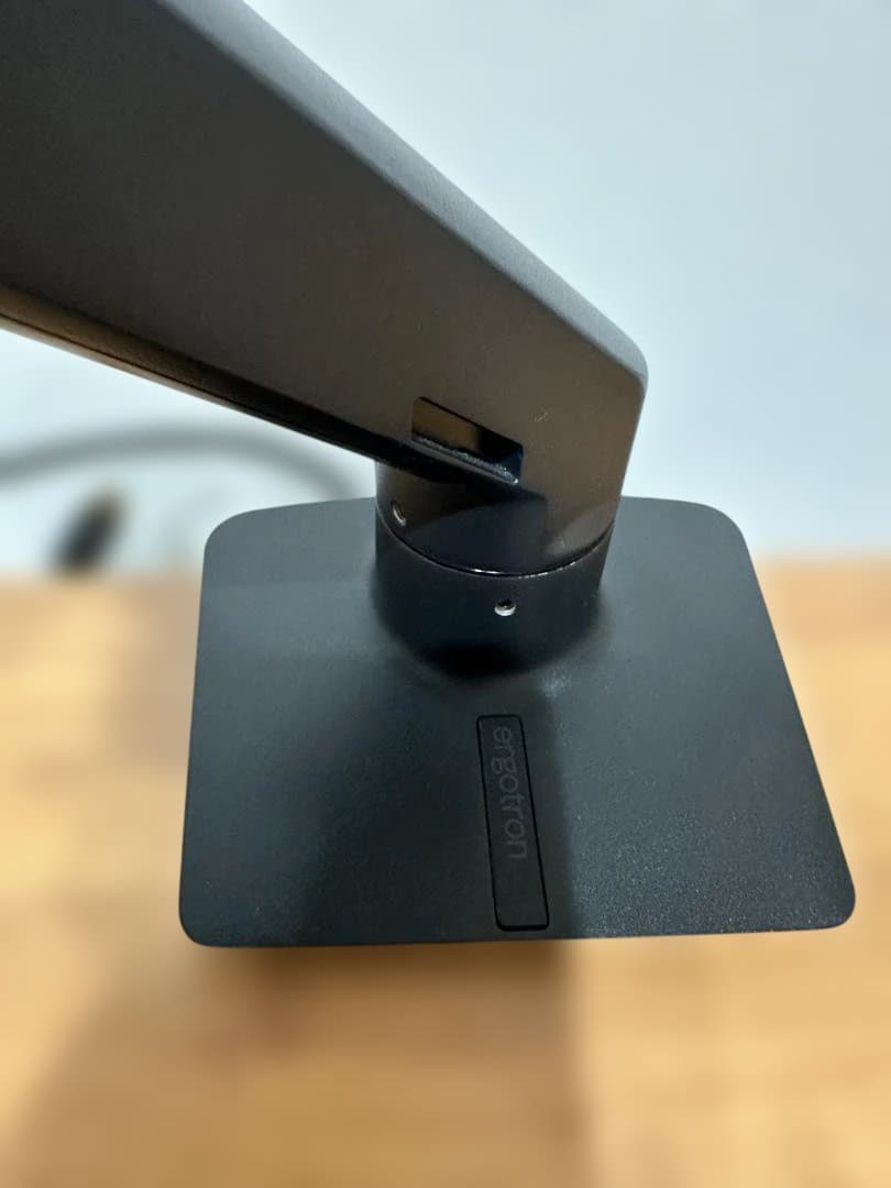 美品　エルゴトロン HX デスクモニターアーム マットブラック