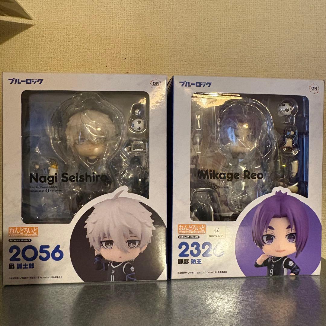 ねんどろいど　凪誠士郎　御影玲王　ブルーロック　ブルロ