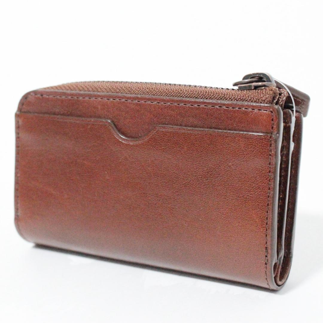 新品 ヴィヴィアンウエストウッド レザー4連キーケース ファスナー小銭入れ 茶系