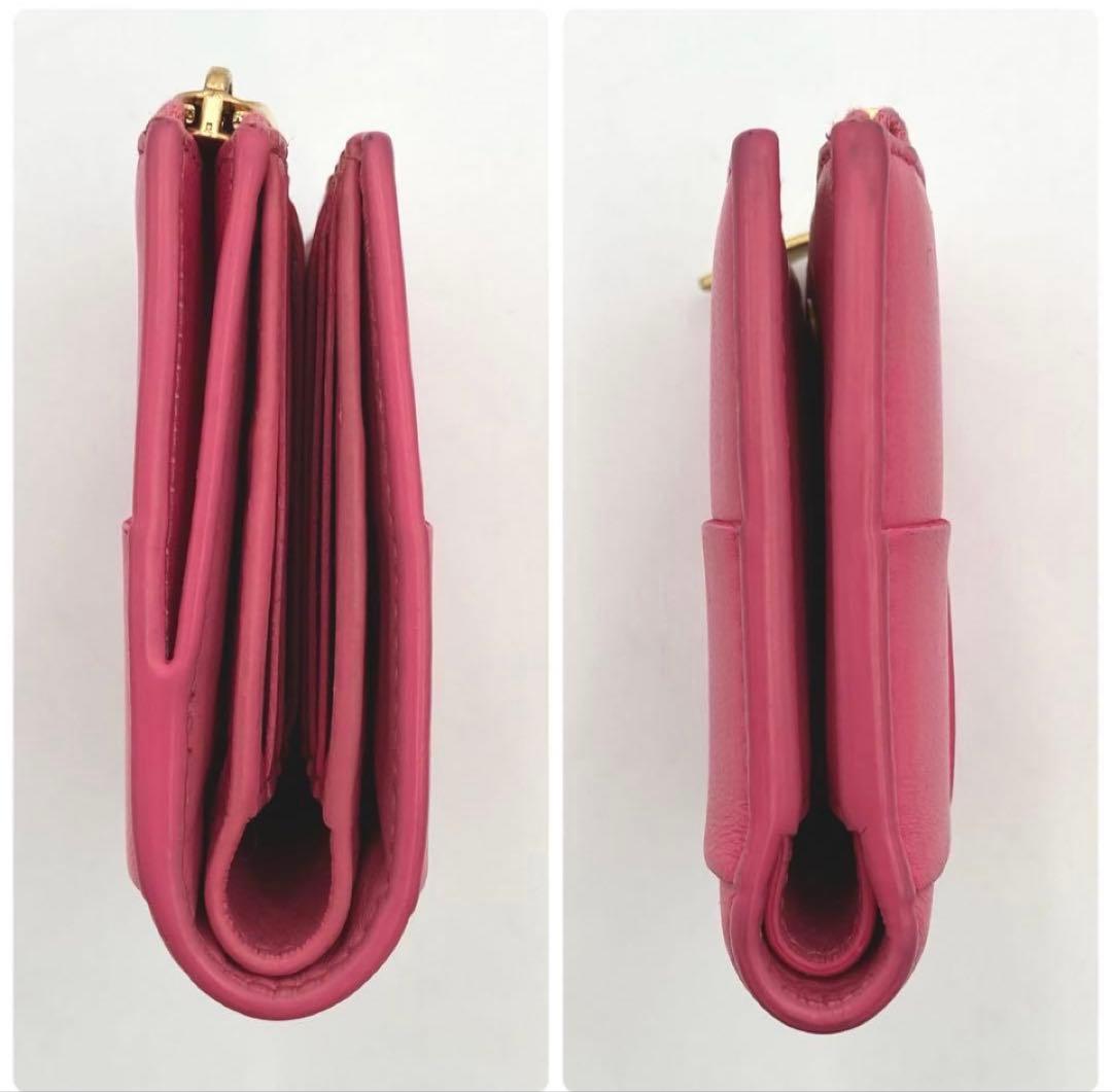 Bottega Veneta 二つ折り財布 ピンク