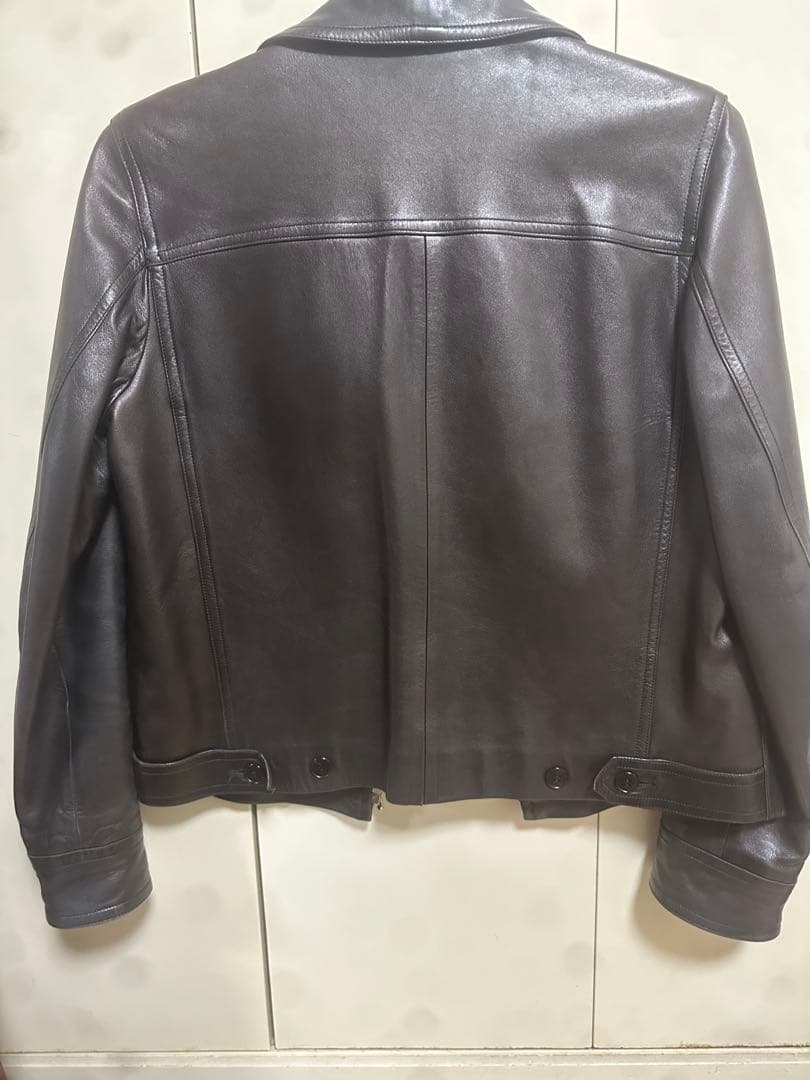 90s agnes b. special ラムレザージャケット