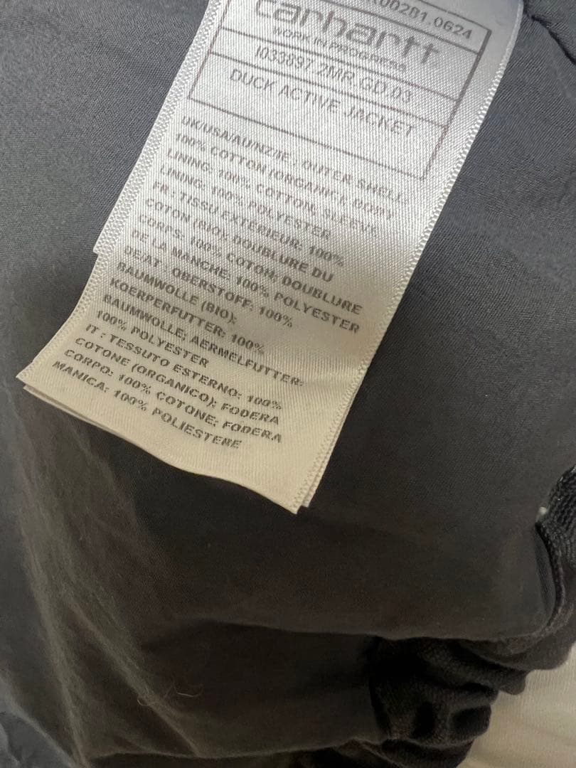 Carhartt wip active アクティブパーカ　オーバーダイ　未使用