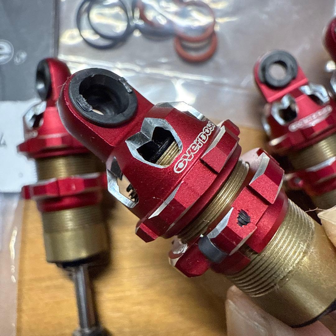 オーバードーズ overdosespec3レッドハイグレードショックOHパーツ付