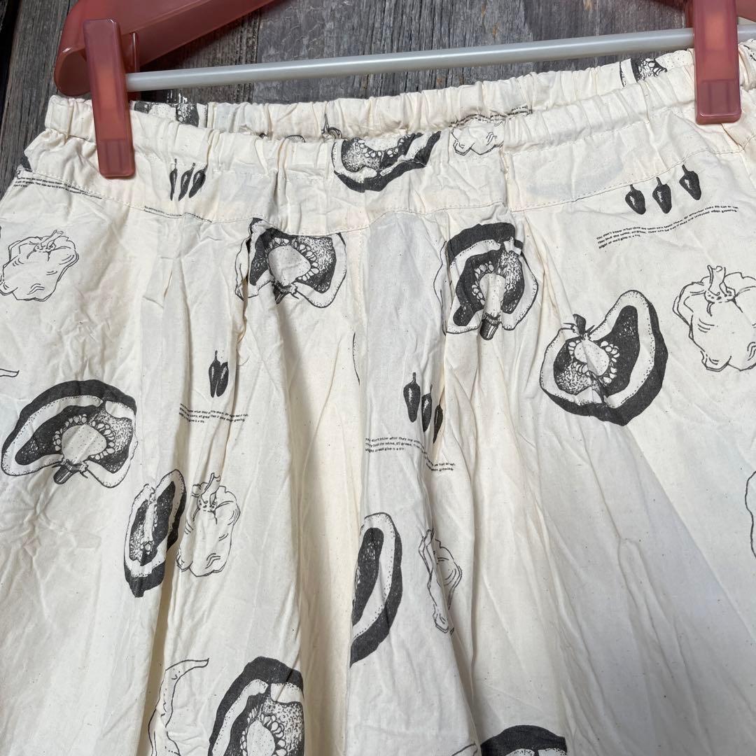 ヴェリテクールは☆VC2636B野菜柄コクーンパンツ