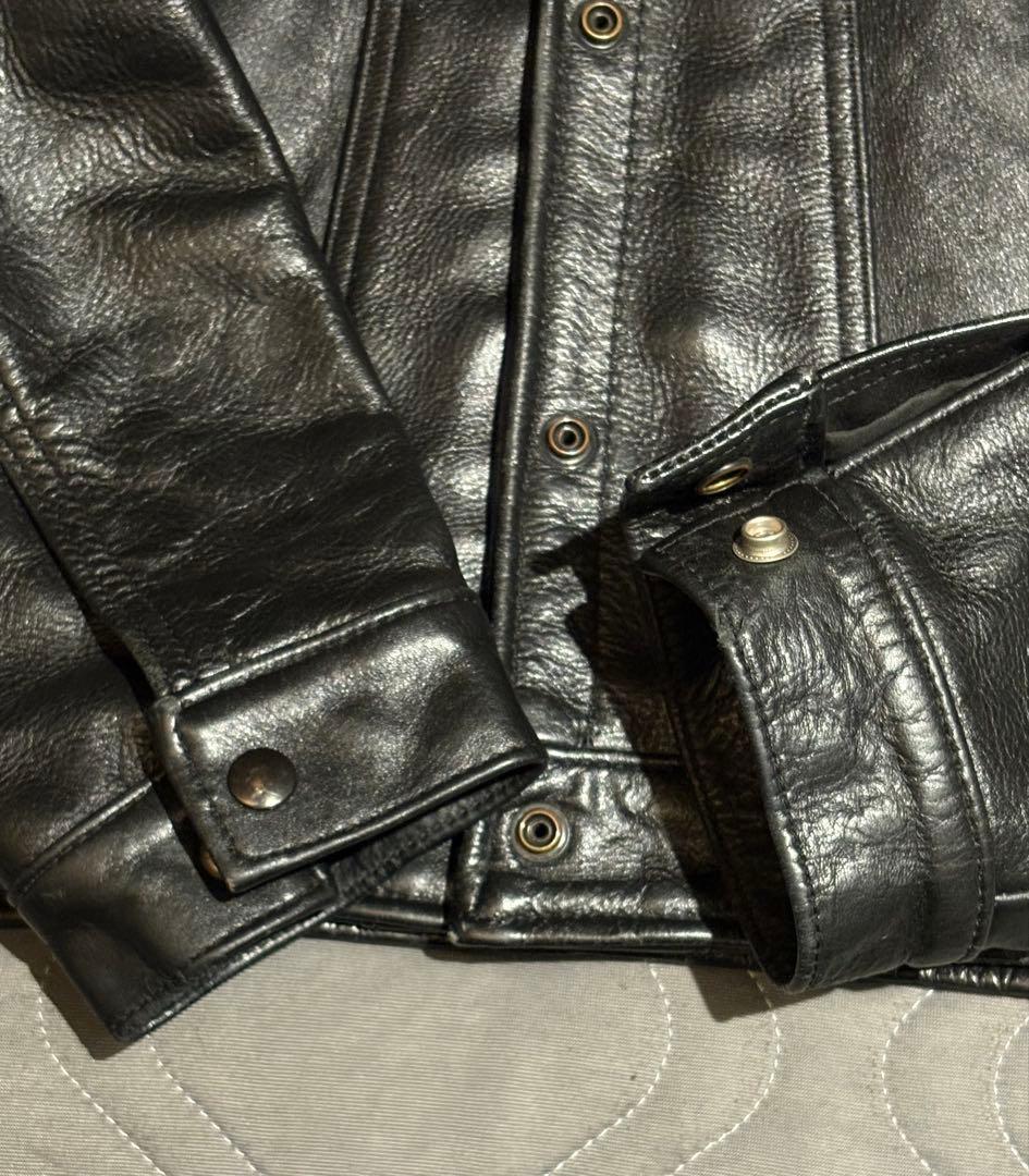 最終値下げ　VANSON DJCB 3rdレザージャケット　42 トラッカー