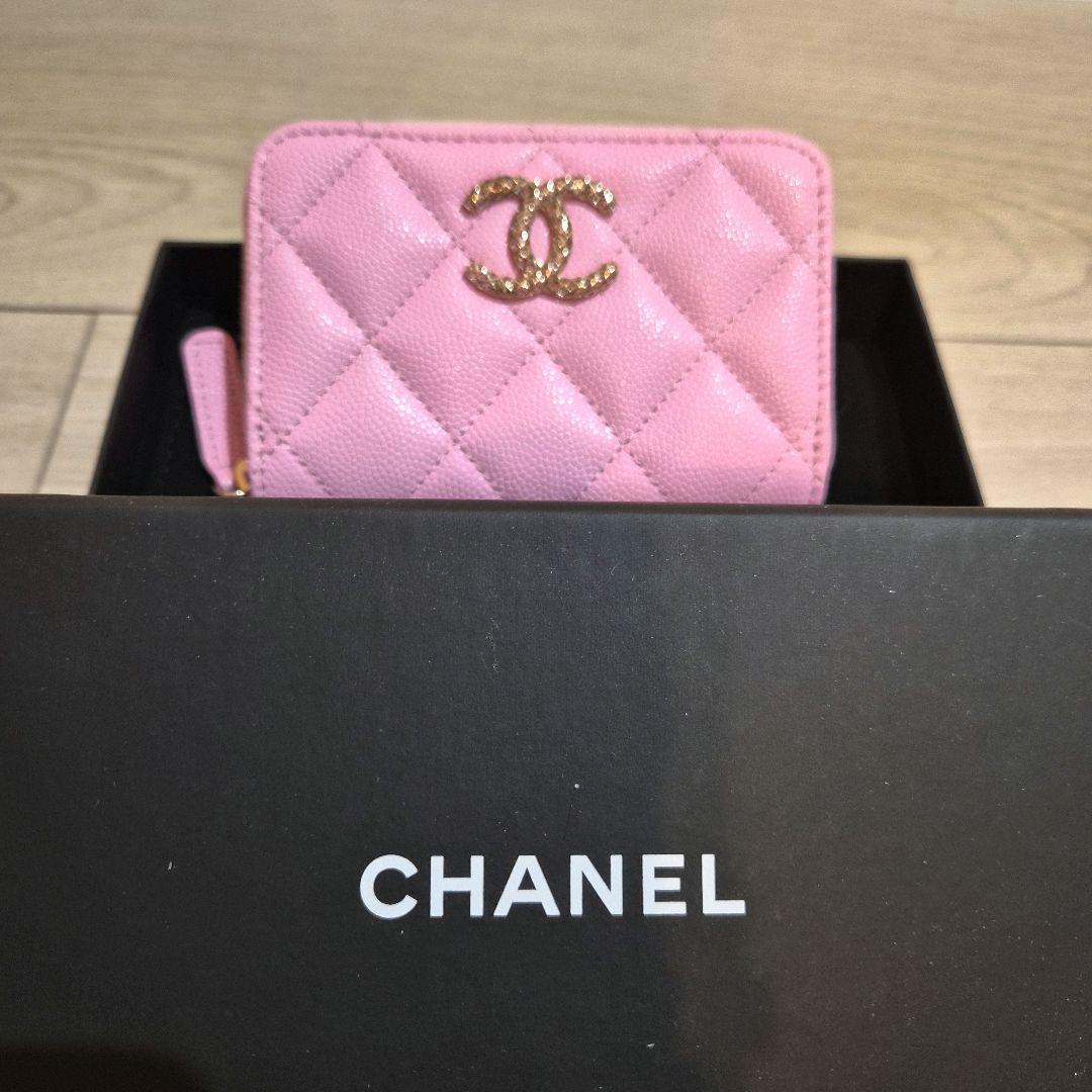 ☆新品未使用☆正規品☆シャネル☆CHANEL☆ピンク☆パース☆ケース