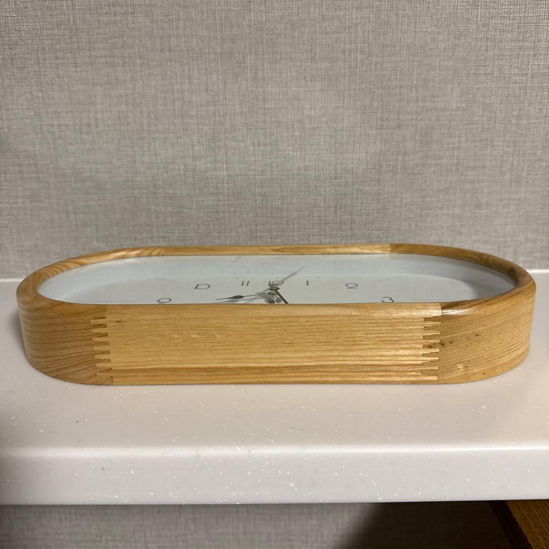 Curva クルヴァ ウォールクロック　ナチュラル