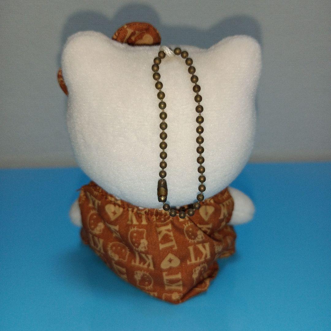 サンリオ　ハローキティ　ぬいぐるみ　モノグラム柄　平成レトロ　激レア　希少　珍品