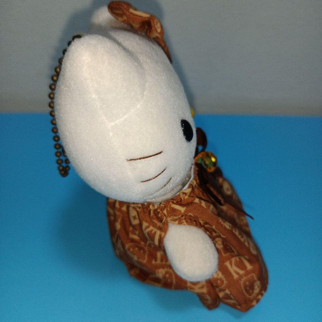 サンリオ　ハローキティ　ぬいぐるみ　モノグラム柄　平成レトロ　激レア　希少　珍品