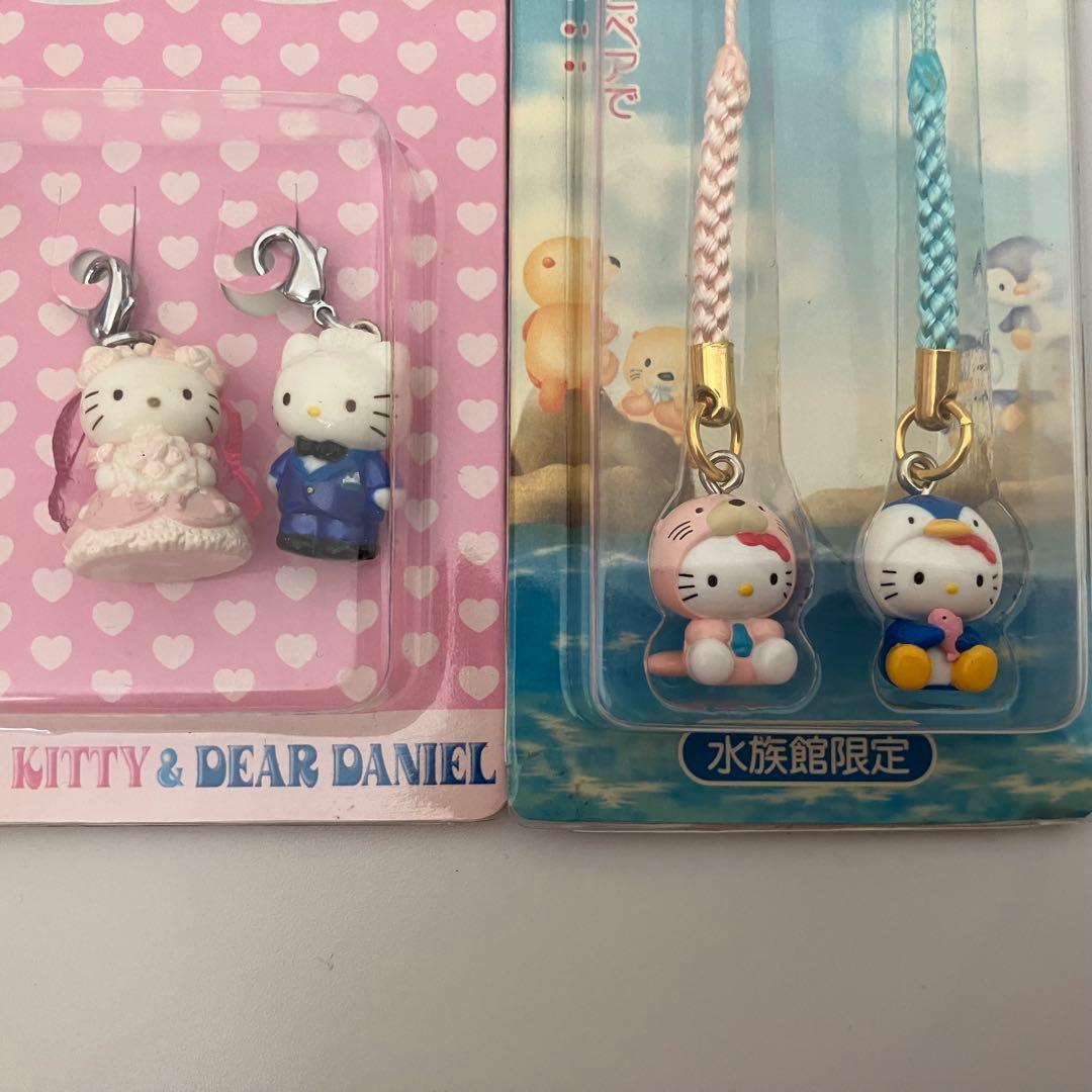 L*n様 ハローキティ ストラップ 3個セット　ウェディング　限定　希少？　サン